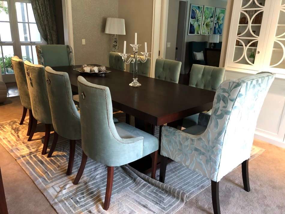 Dining Room Suites 10 Seater dining room table and chairs (custom made) was listed for R35 Dining Room Suites 10 Seater dining room table and chairs (custom made) was listed for R35